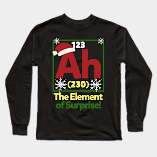 Chemistry element Christmas Long Sleeve T-Shirt